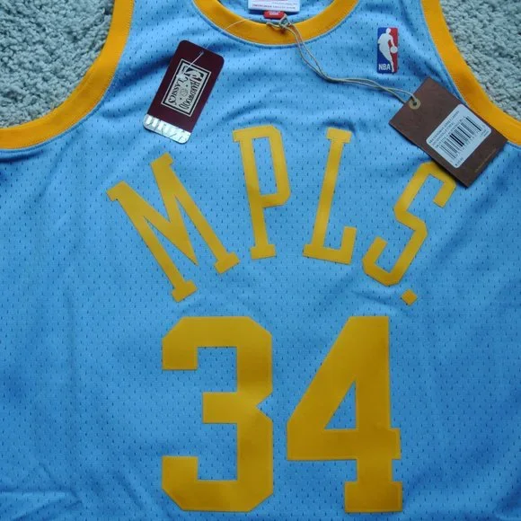 NWT Shaquille O'Neal Los Angeles Lakers Mitchell & Ness MPLS Jersey Large - Picture 2 of 11